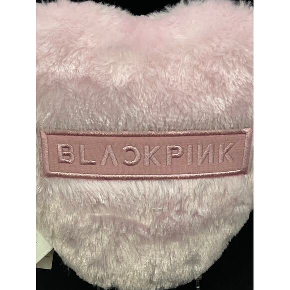 BlackPink Heart Shape Pink Plush Music Light up Pillow by YG Entertainment 2020 - Picture 2 of 5